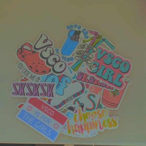 20 pack VSCO girl stickers!
